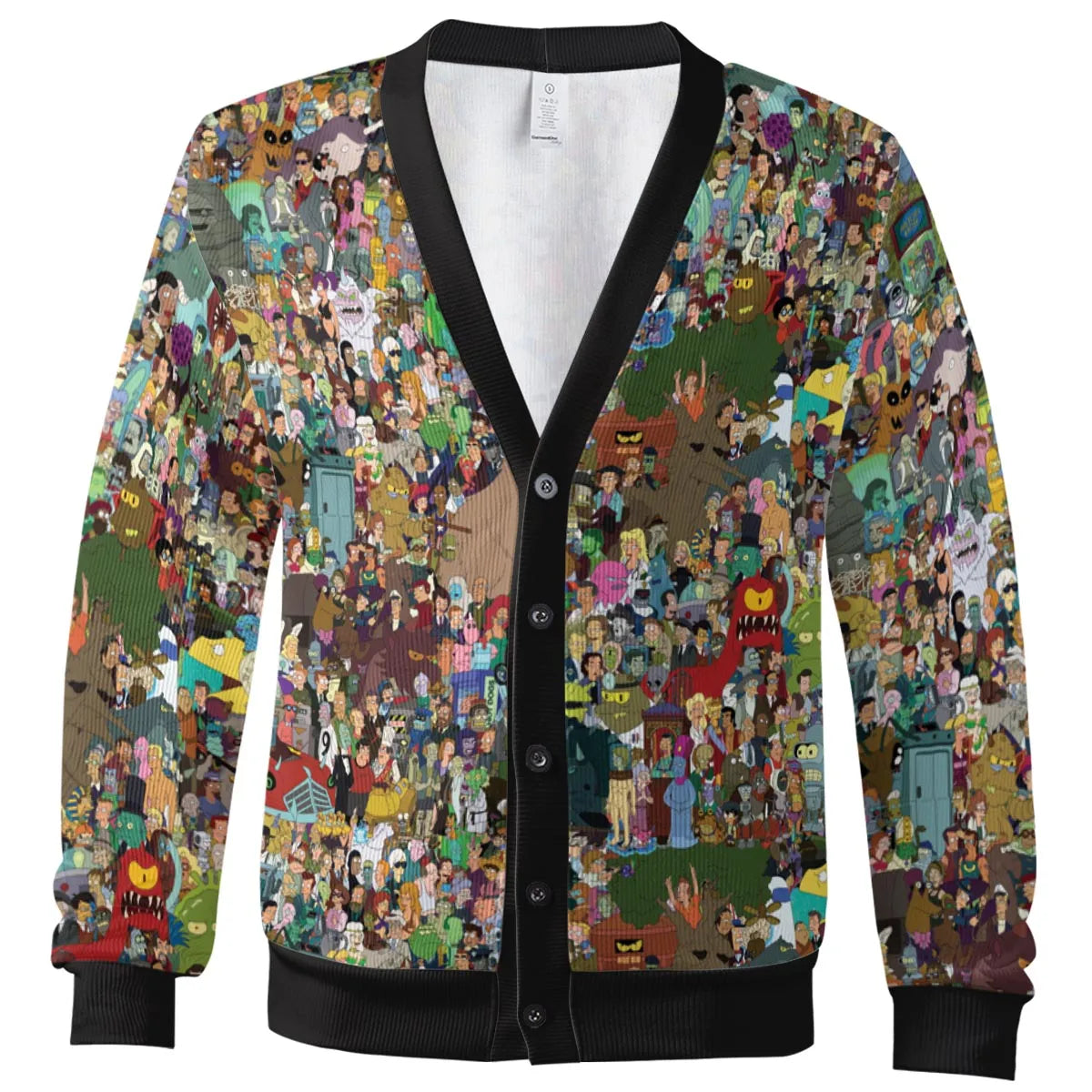 Futurama Characters Cardigan