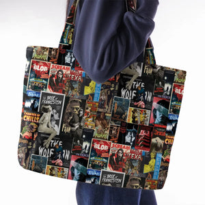 Classic Horror Movie Posters Monster Universal Scream Ghostface The Thing Large Tote Bag