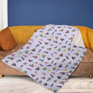 Muttley Buddies Fleece Blanket