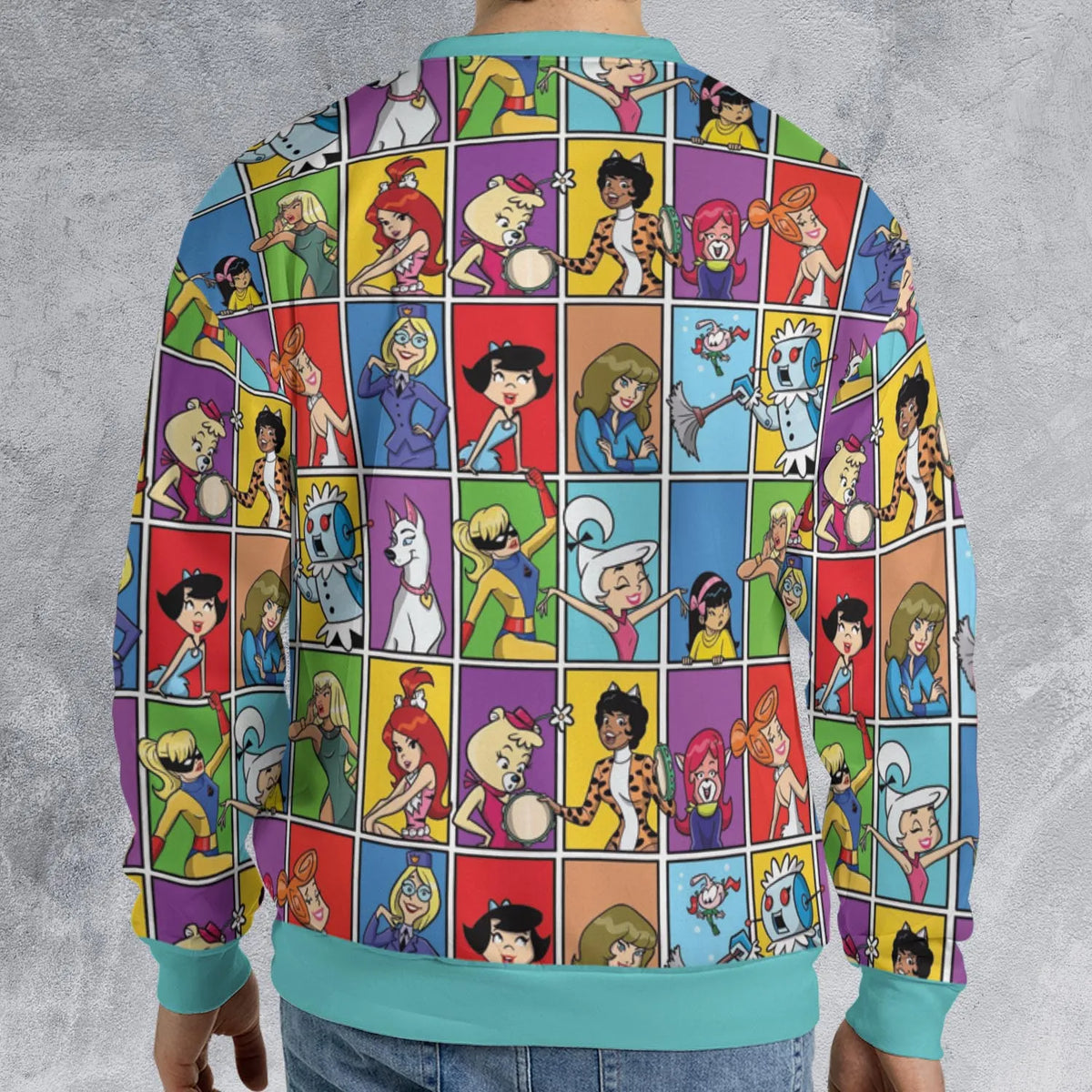 The women of Hanna Barbera All-over Print Sweatshirt