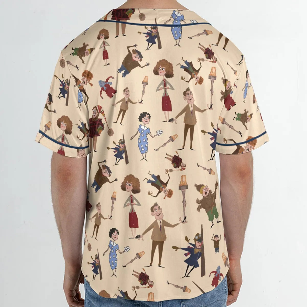 A Christmas Story Characters Unisex Baseball Jersey