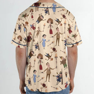 A Christmas Story Characters Unisex Baseball Jersey