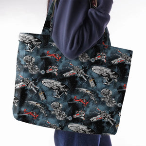 Ultimate Space Fleet Large Tote Bag