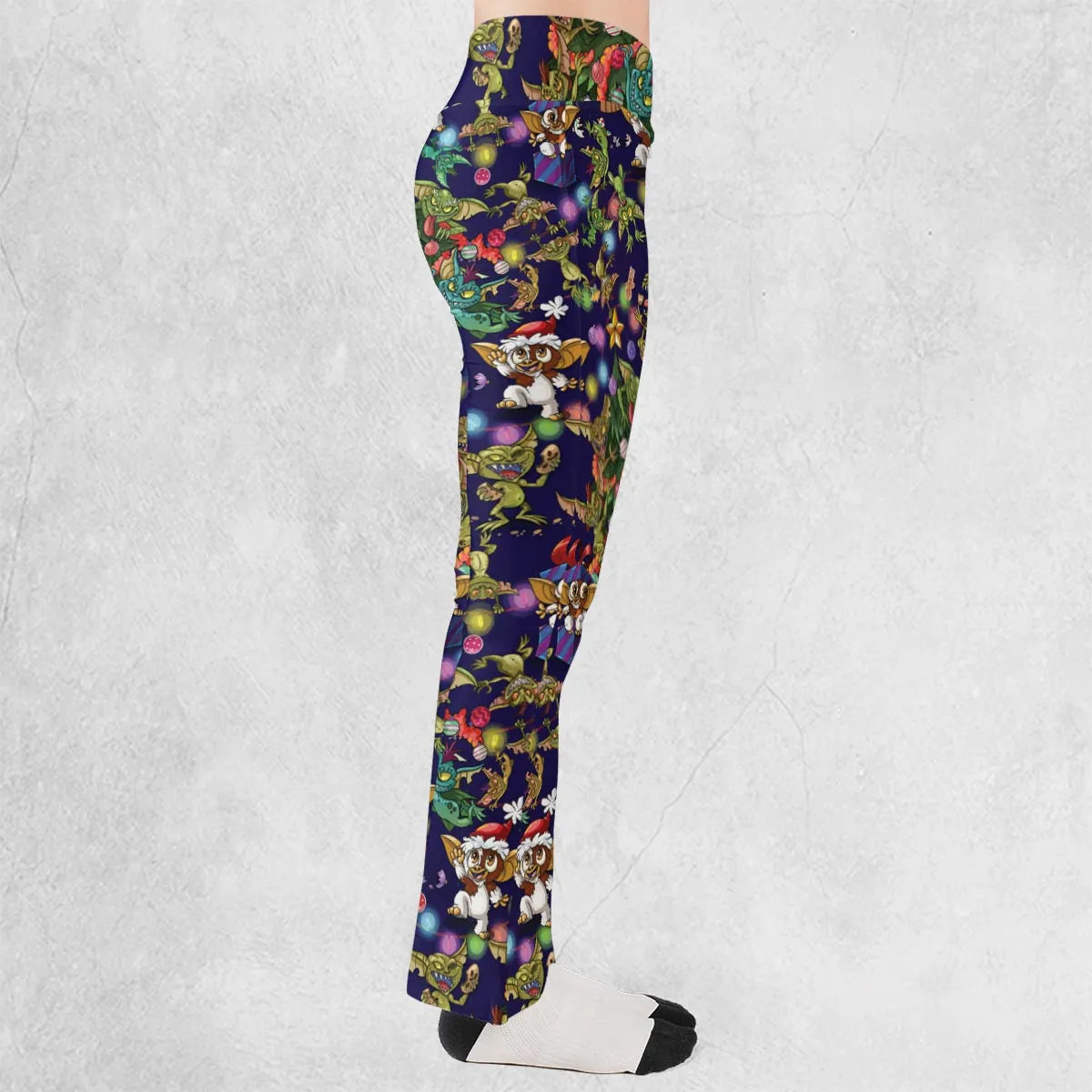 Christmas Movie Little Monsters Greamlins Flare Leggings