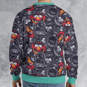 Animal The Muppets Pattern All-over Print Sweatshirt