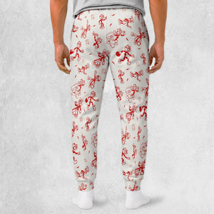 Vintage Style Nostalgic Reddy Kilowatt Sweatpants