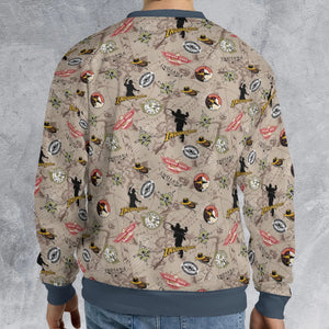 Indiana Jones Patterns All-over Print Sweatshirt