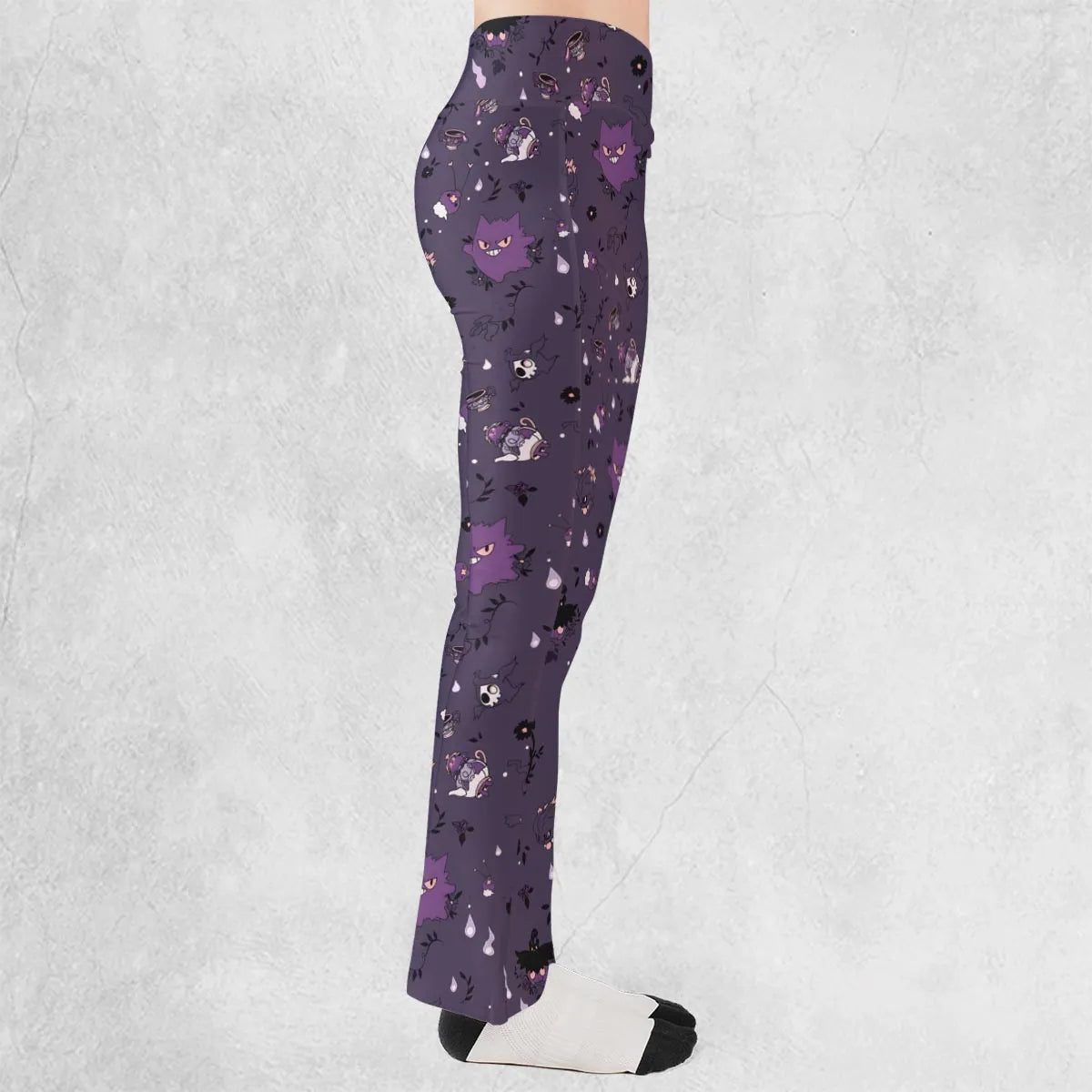 Pokemon Ghost-typen Gengar Banette Litwick Mismagius Flare Leggings