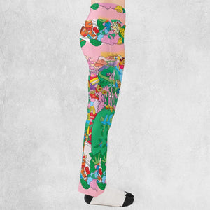 Foodland Mcdonaldland Flare Leggings