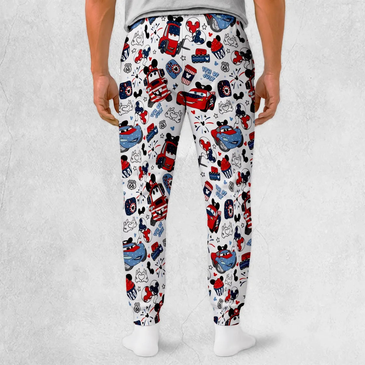 4th of July Cars Sweatpants