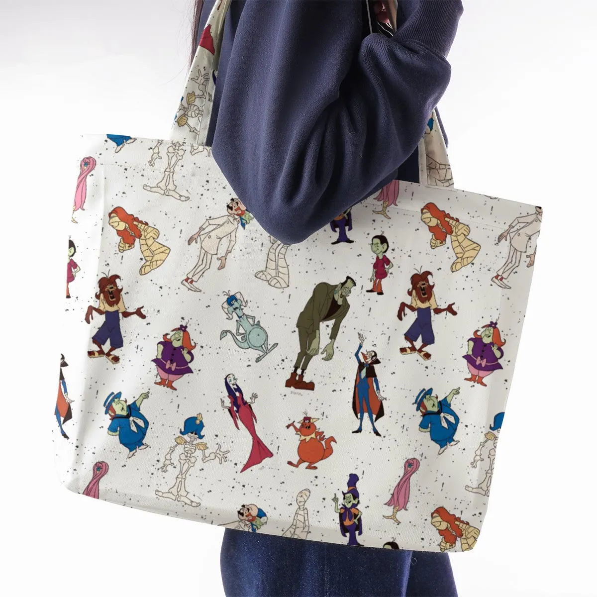 Groovie Goolies Halloween Large Tote Bag