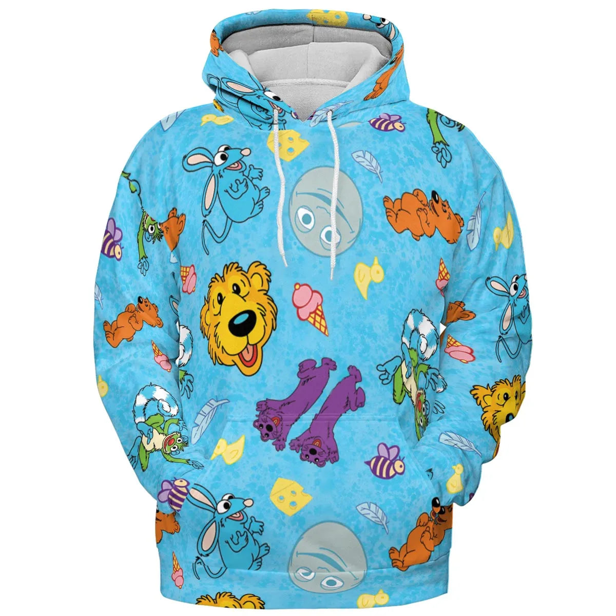 Bear in the Big Blue House All-over Print Hoodie