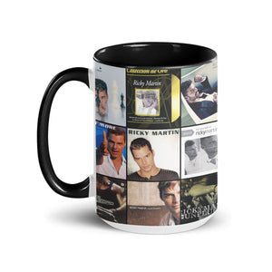 Ricky Martin Accent Mug Latin Pop Icon Album Cover Collage Gift