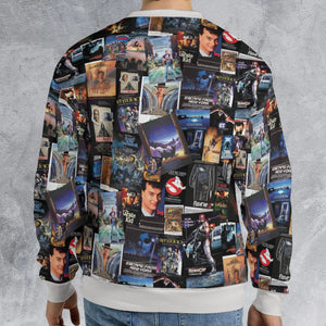 1980s Movie All-over Print Sweatshirt