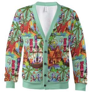 Enchanted Tiki Room Collage Cardigan