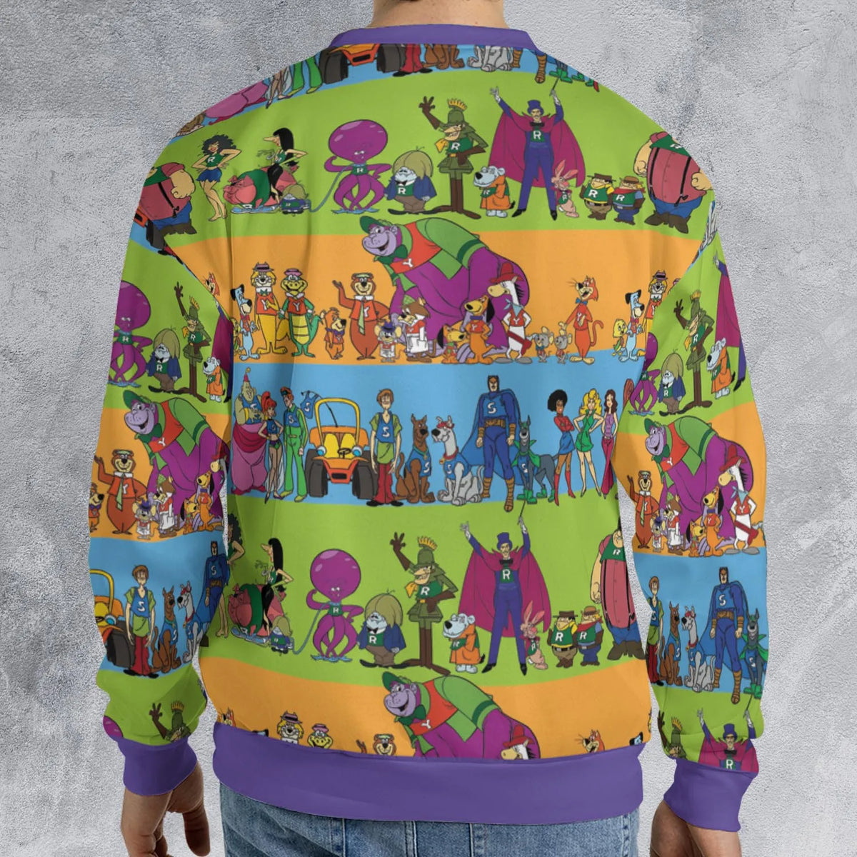 Yogi Yahooeys Scooby Doodies Really Rottens Laffalympics All-over Print Sweatshirt