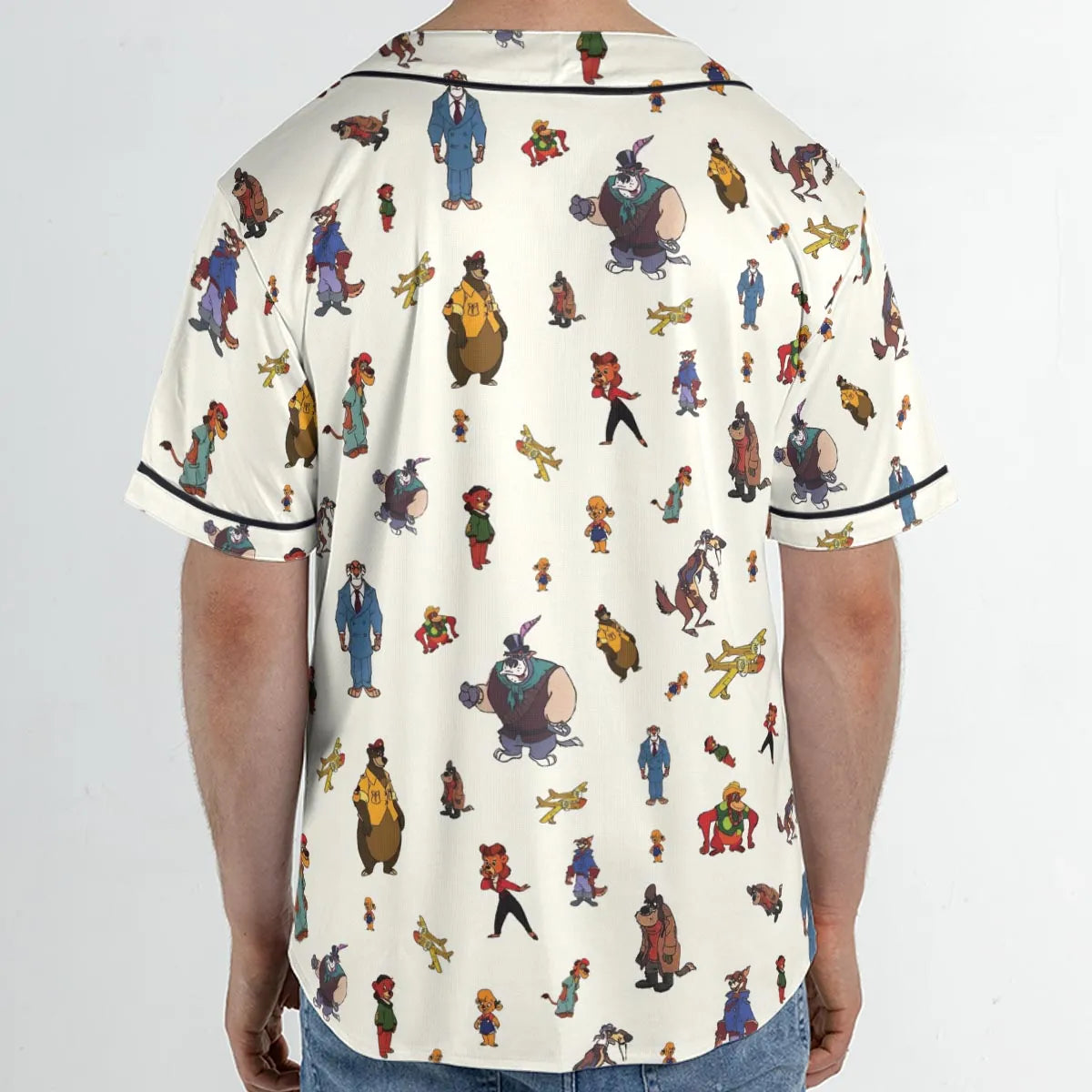 Talespin Characters Unisex Baseball Jersey