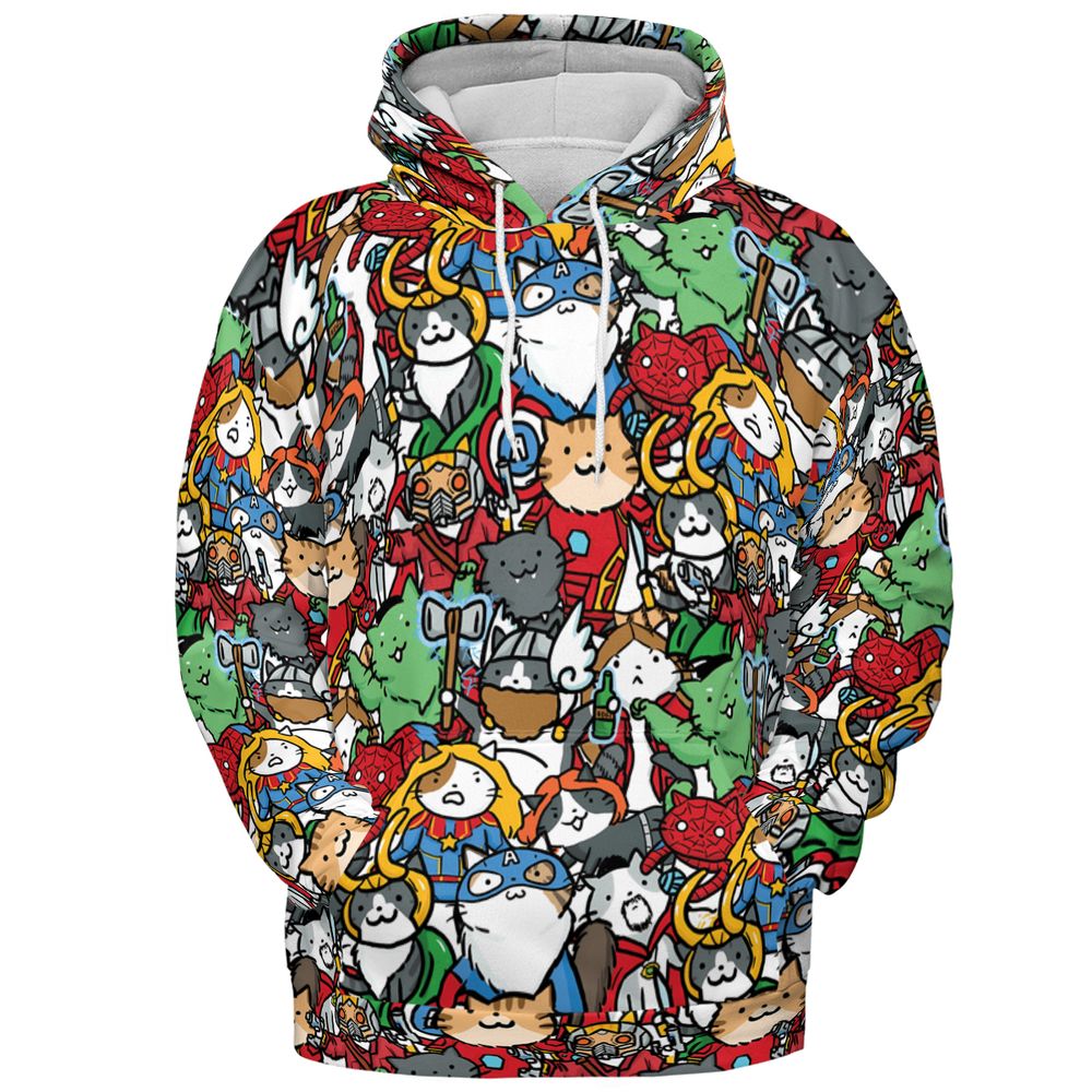 All-over Print Hoodie - FKQJB1JX -  - 2