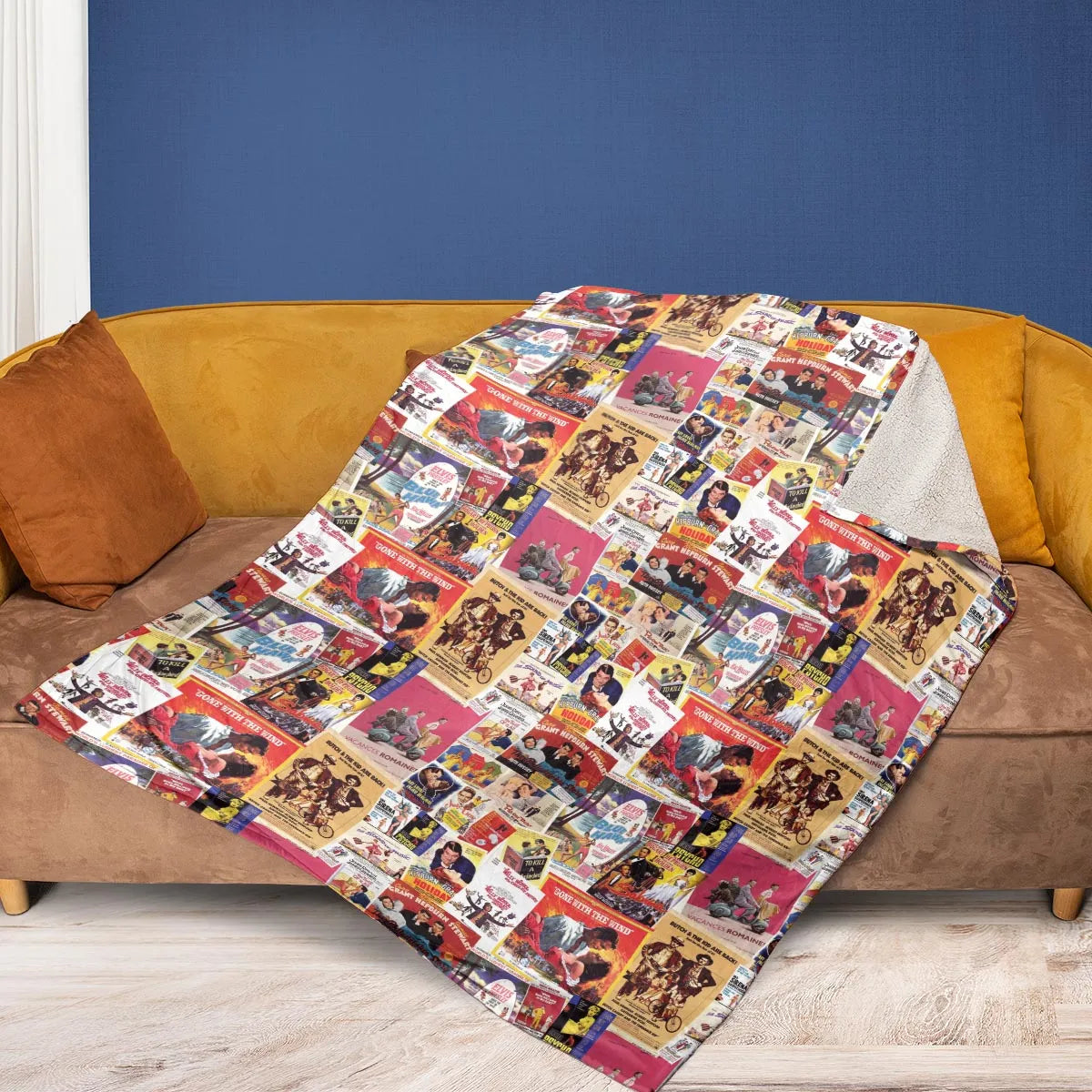 Hollywood Classics Collage Fleece Blanket
