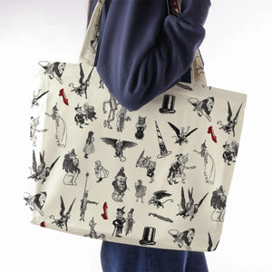 Wizard of Oz Vintage Adapt Large Tote Bag