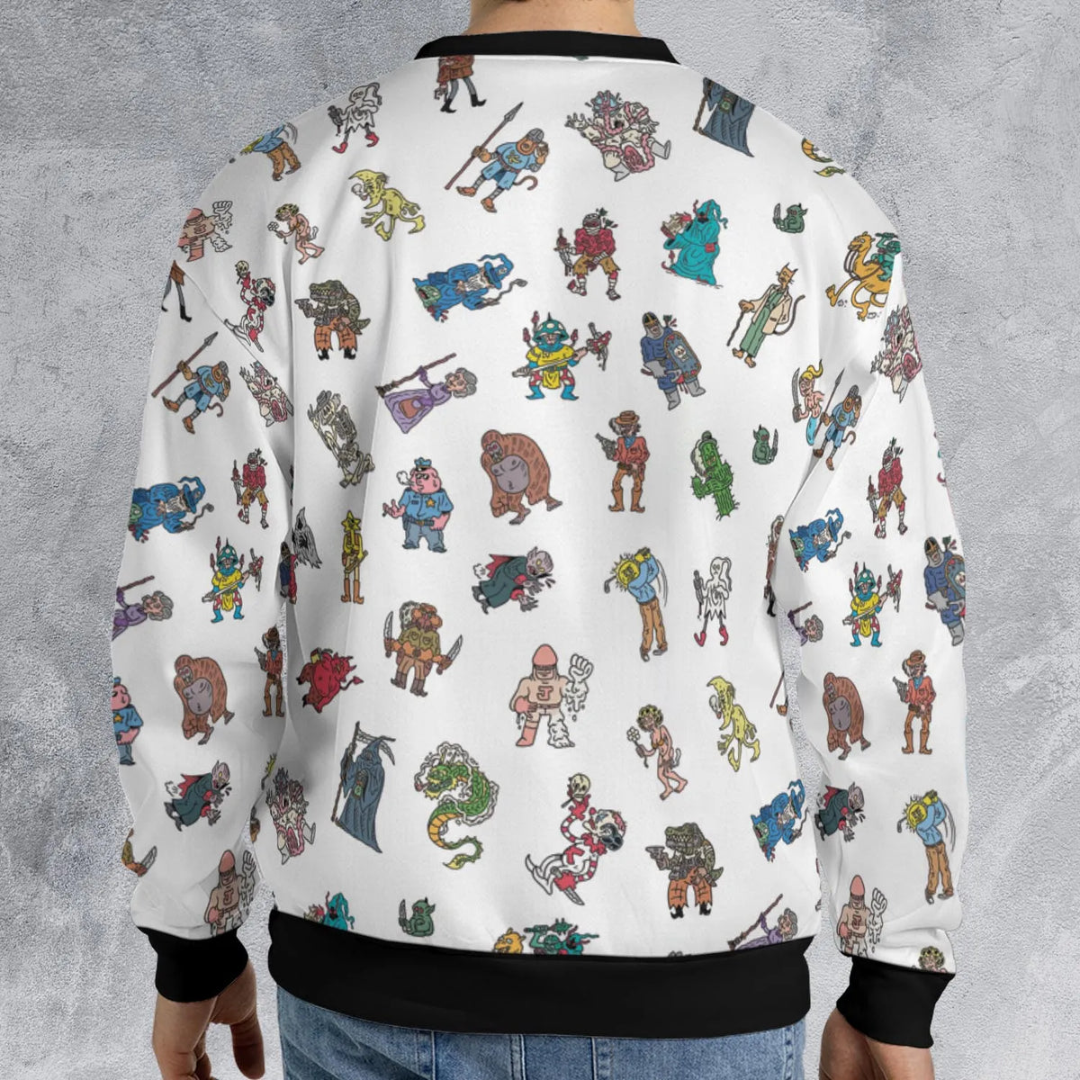 Characters Of Scumby All-over Print Sweatshirt