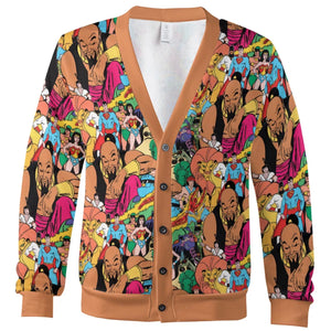 Saturday Morning Cartoons Superheros Cardigan