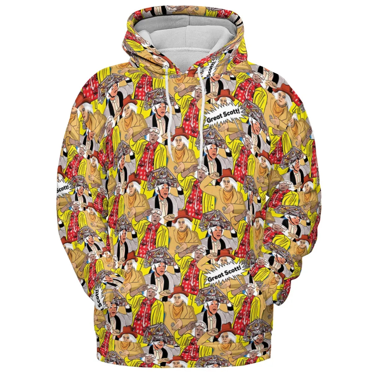 Great Scott Back to the Future All-over Print Hoodie