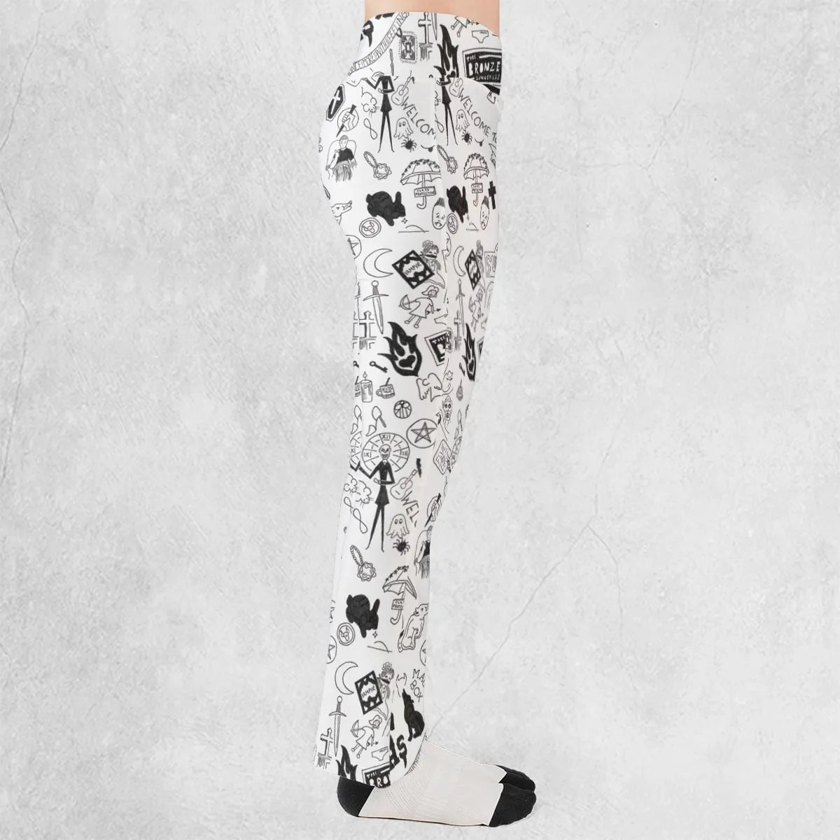 Buffy The Vampire Slayer Pattern Flare Leggings