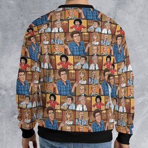 All-over Print Sweatshirt - QPCRA8L4 -  - 2