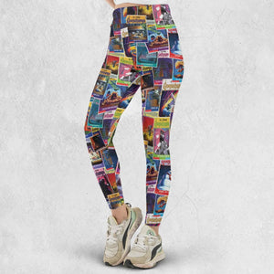 Goosebumps Monster Collage Pattern Legging