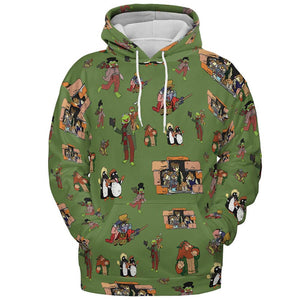 All-over Print Hoodie - CZMXCCCJ -  - 2