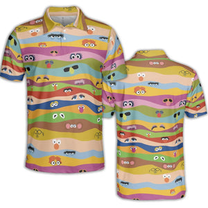 Eyes On Us The Muppet Show AOP Men/Women Polo Shirt