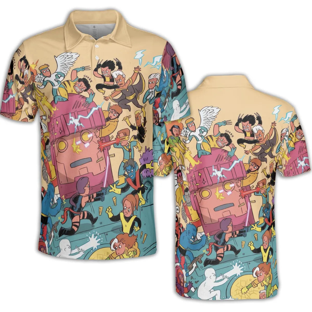 Super Style X-Men AOP Men/Women Polo Shirt