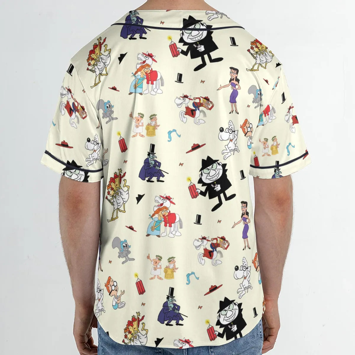 Bullwinkle’s Boss Unisex Baseball Jersey