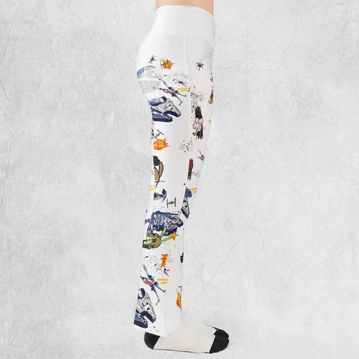 Star Wars Cats Flare Leggings