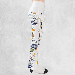 Star Wars Cats Flare Leggings