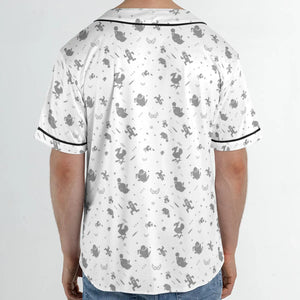 Final Fantasy Creatures Pattern Unisex Baseball Jersey