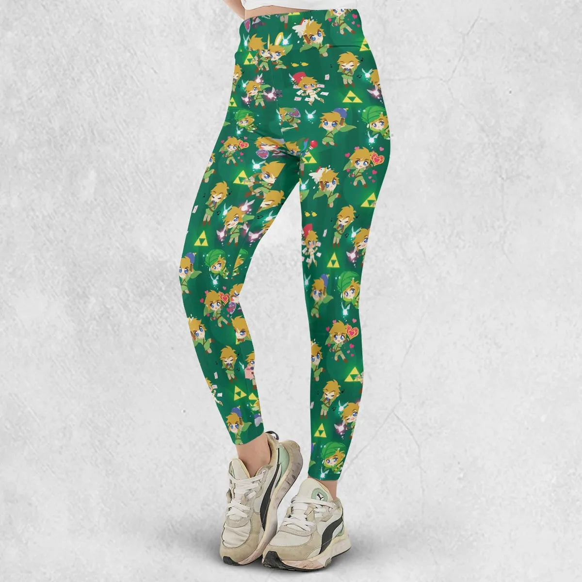 Cute Link Posing The Legend Of Zelda Legging