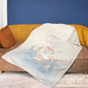 Kyoshi Island Avatar The Last Airbender Fleece Blanket