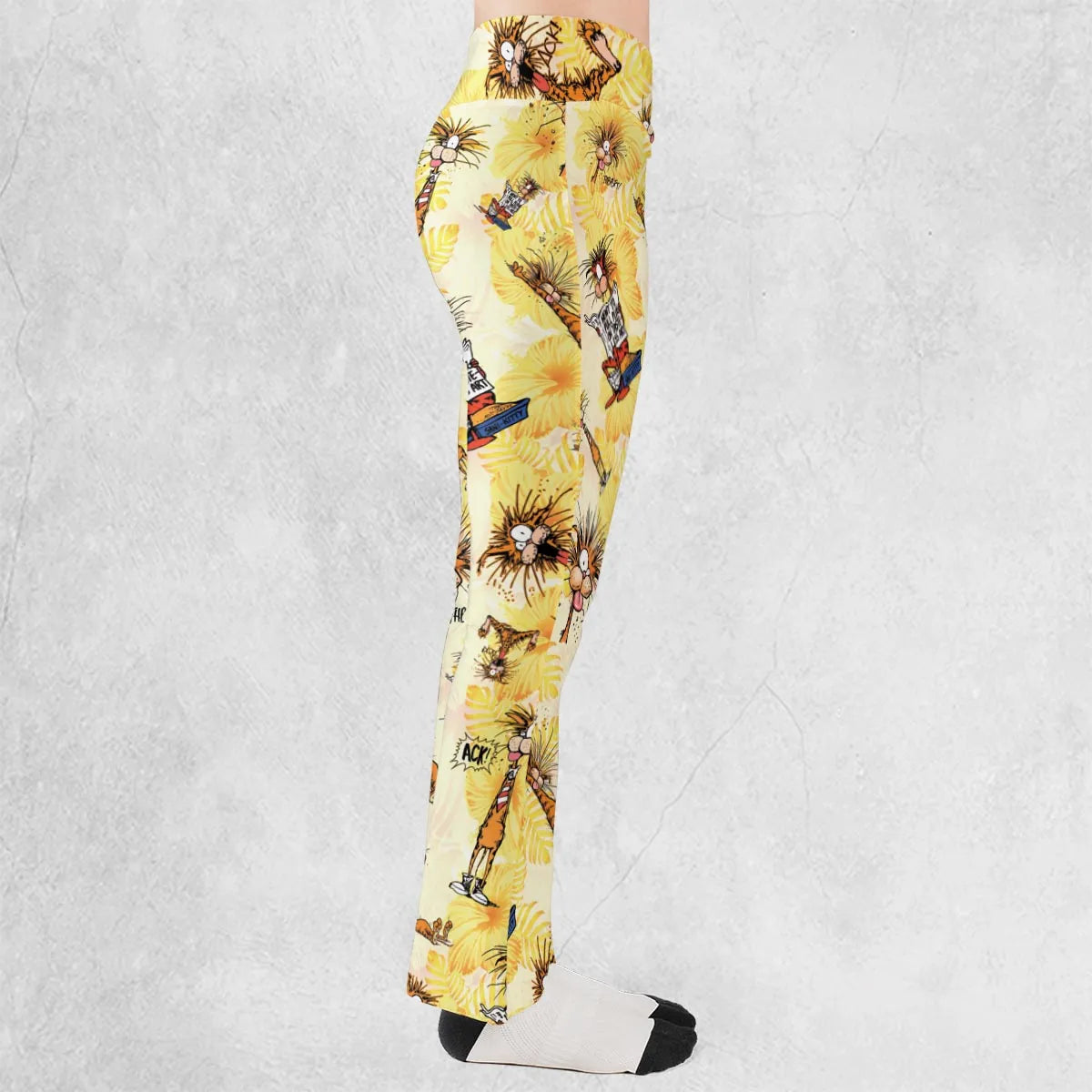 Bill The Cat Bloom County Flare Leggings