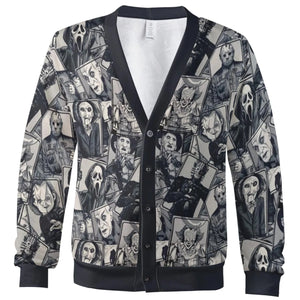 Halloween Horror Villains Cardigan