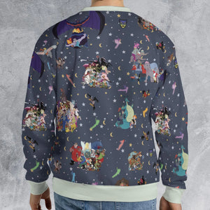 Classic Cartoon 1937-1949 All-over Print Sweatshirt