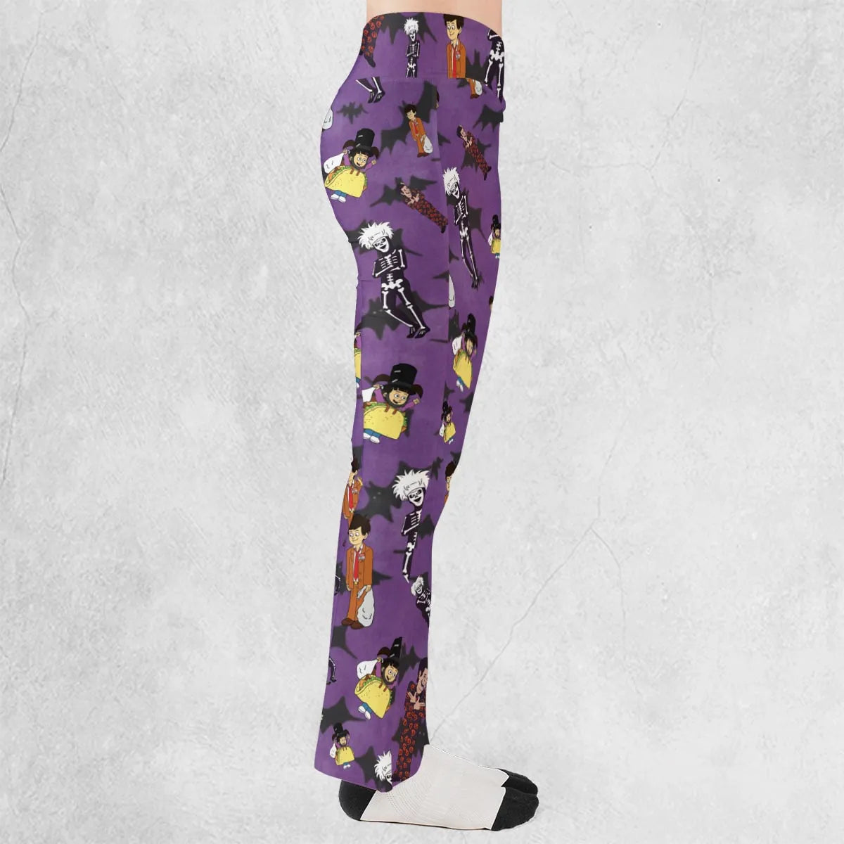 SNL David S. Pumpkins Animated Special Flare Leggings