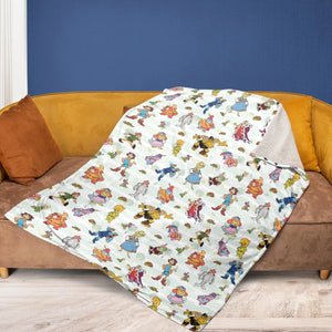 Gummi Bears Gang Fleece Blanket