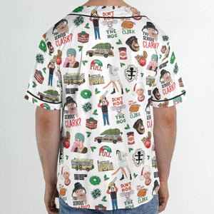National Lampoon's Christmas Vacation Pattern Unisex Baseball Jersey
