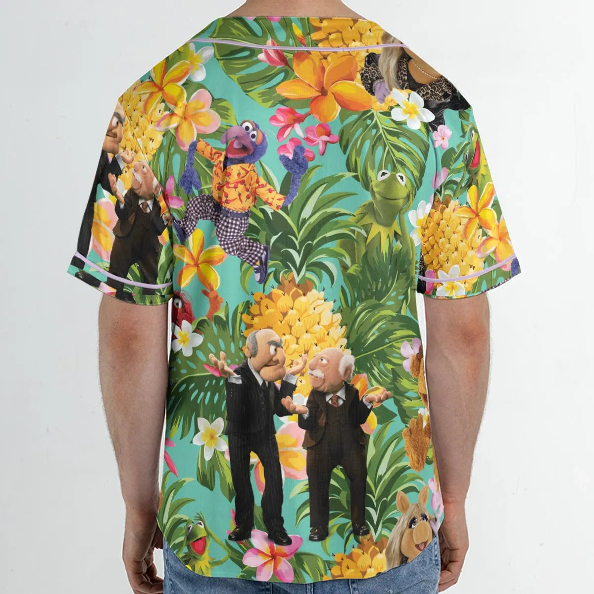 Statler And Waldorf Muppets Tropical Unisex Baseball Jersey