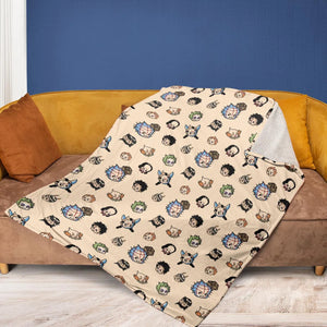 Horror Chic Fleece Blanket