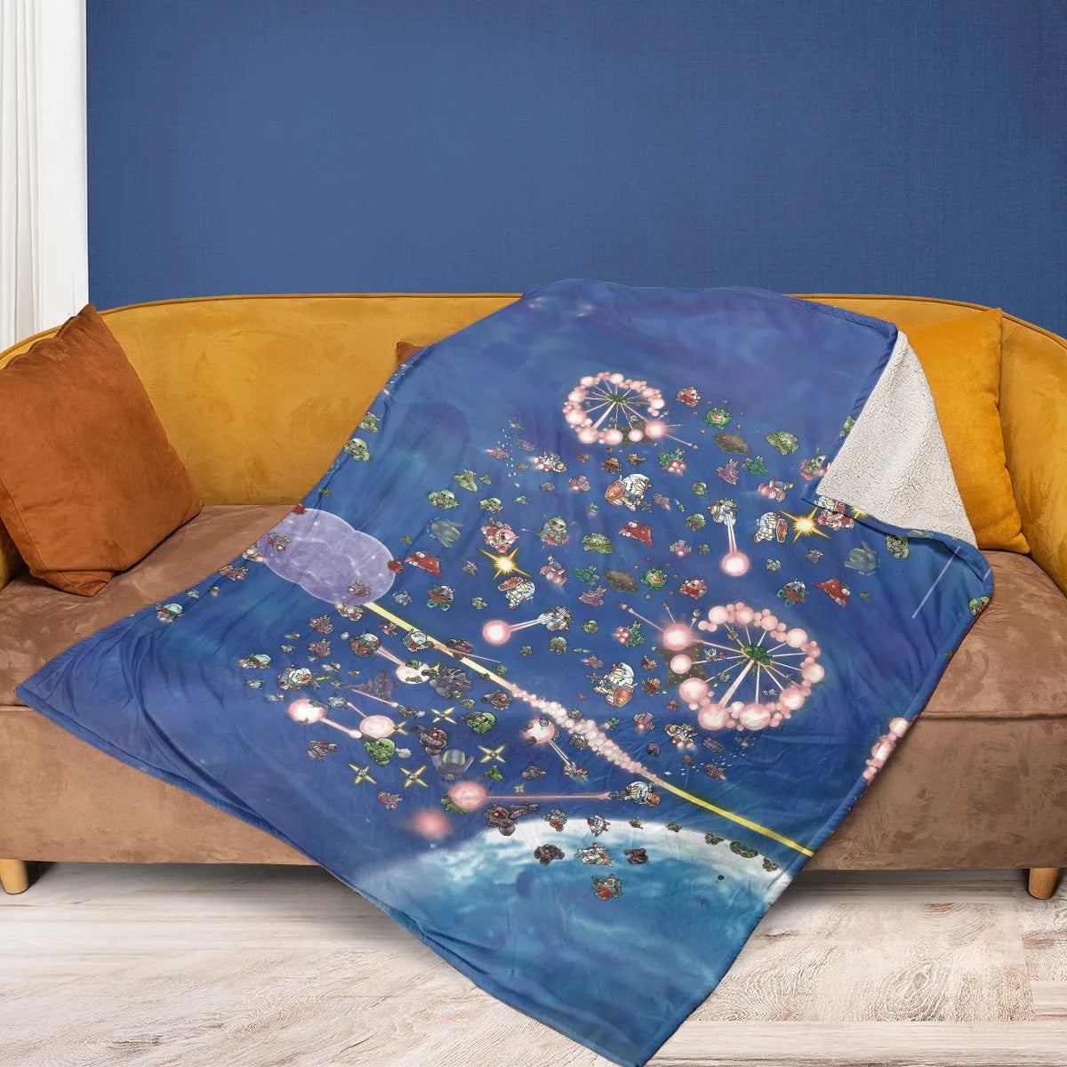 SD Gundam Battle Fleece Blanket