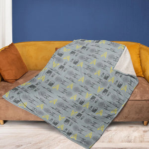S.T Shipyard Star Trek Fleece Blanket