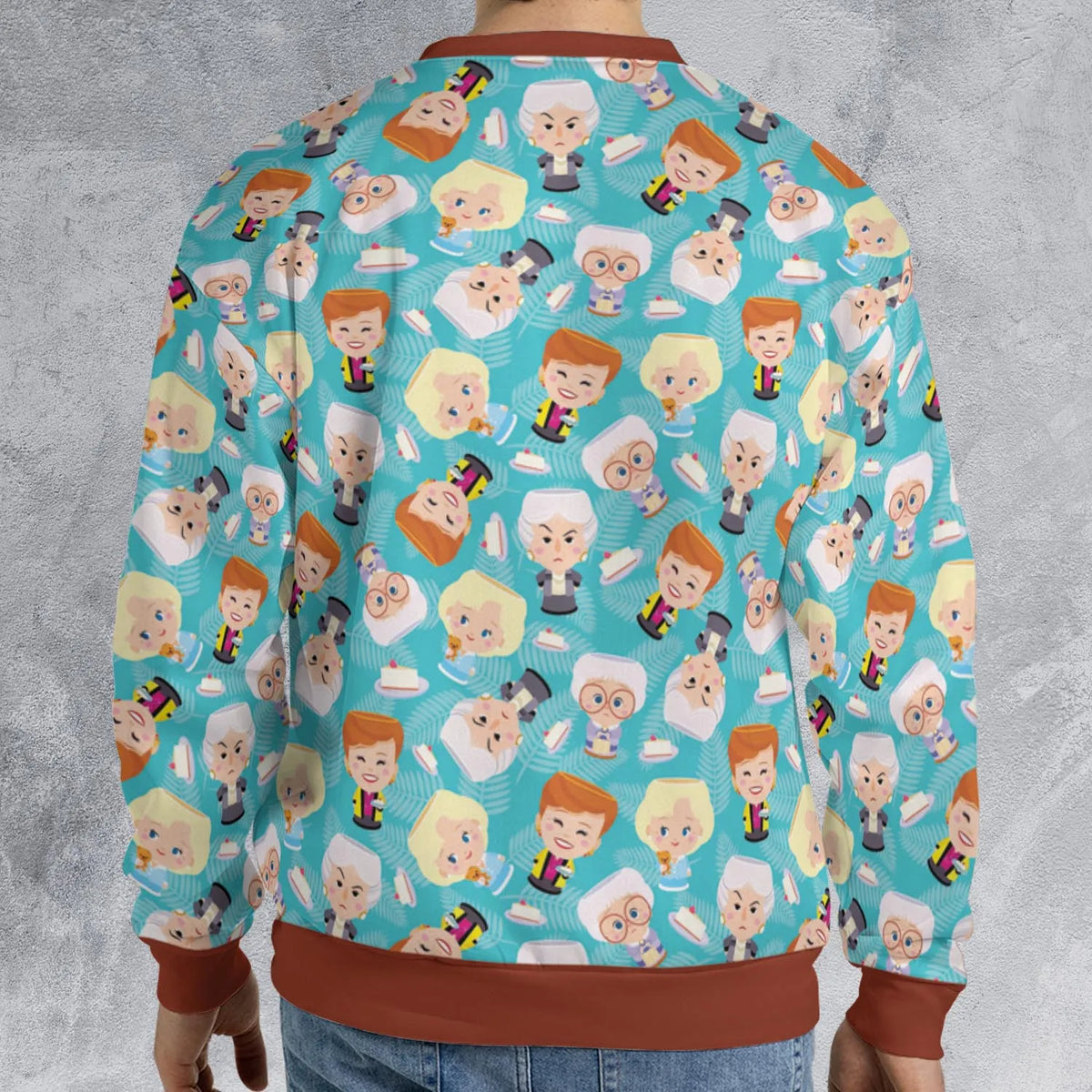 Little Dolls The Golden Girls All-over Print Sweatshirt